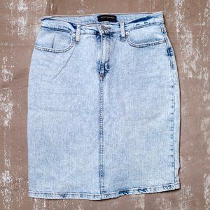 Banana Republic Factory Knee Length Denim Skirt Size 6